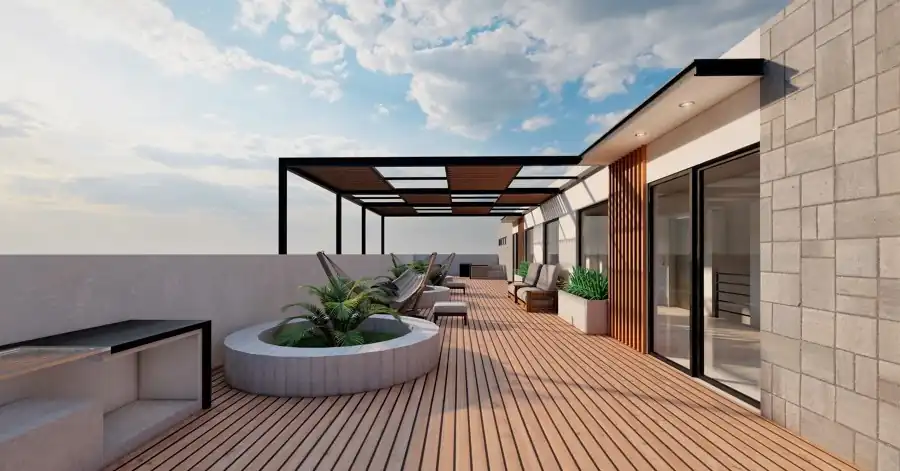 diseño y construcción de roof garden